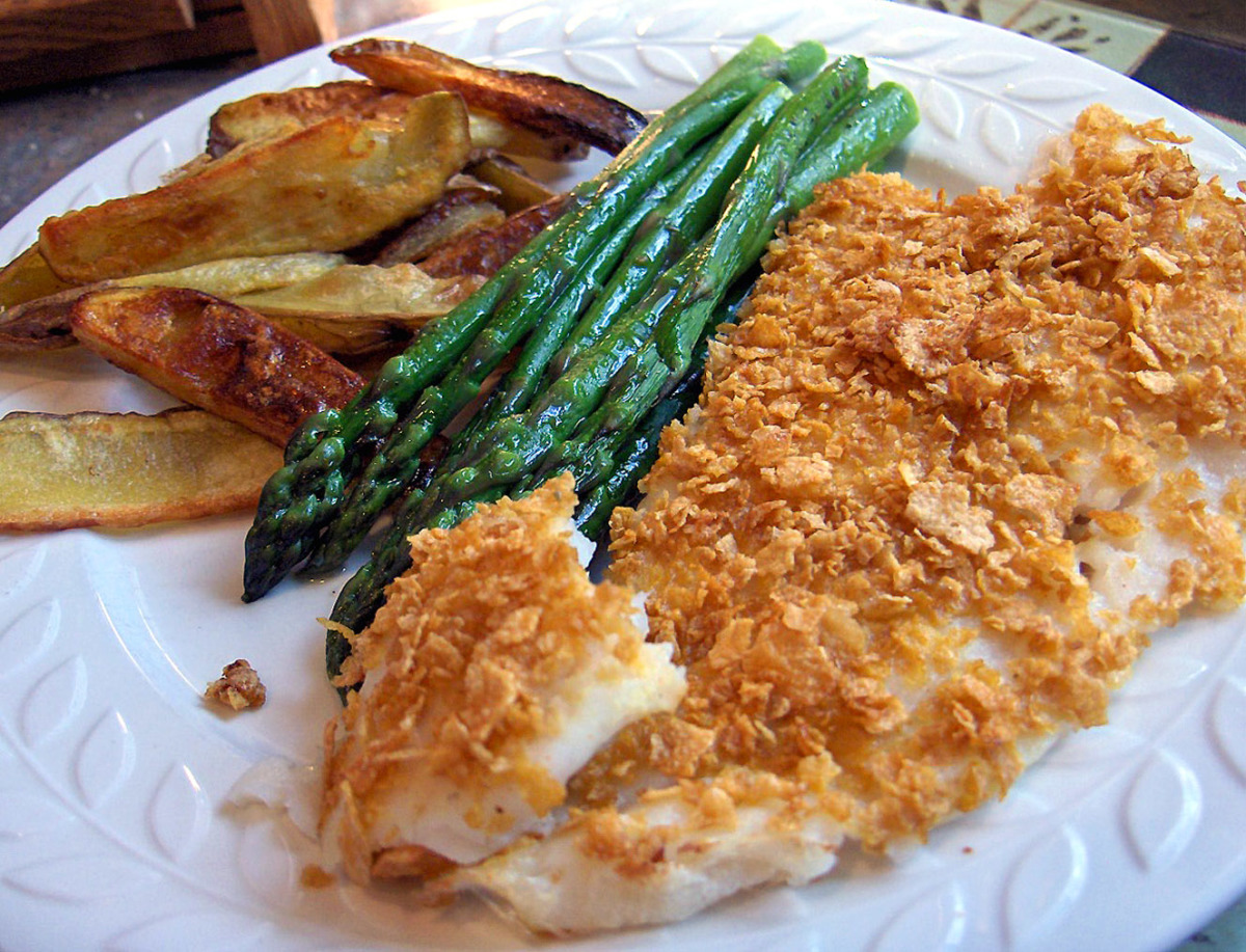 Crispy Baked Fish Fillets image