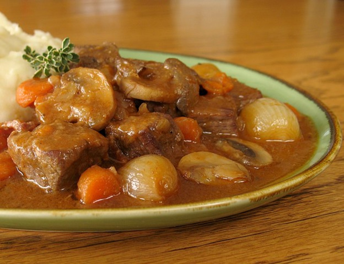 Crockpot Beef Bourguignon 🍷recipe below 🍷 On a cold winter's day, th, Beef Crock-Pot Recipe