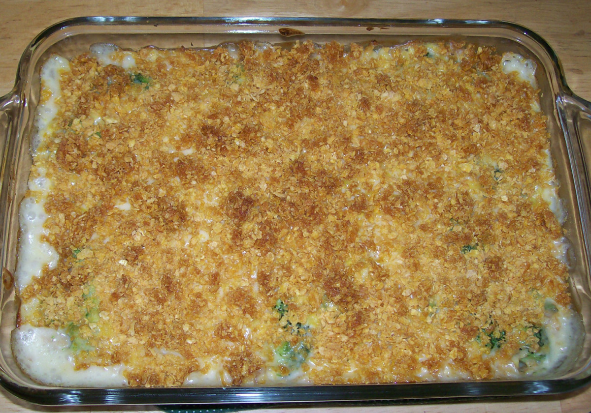Cheddar Broccoli Corn Bake