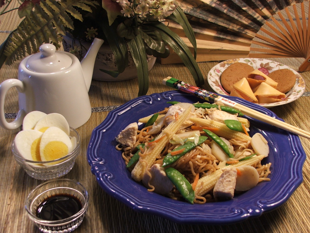 Chinese Chicken Lo Mein