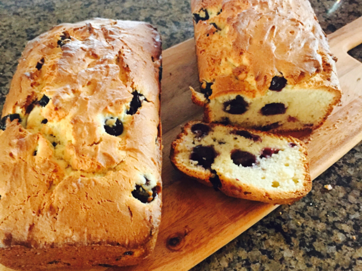 Blueberry Pudding Loaf