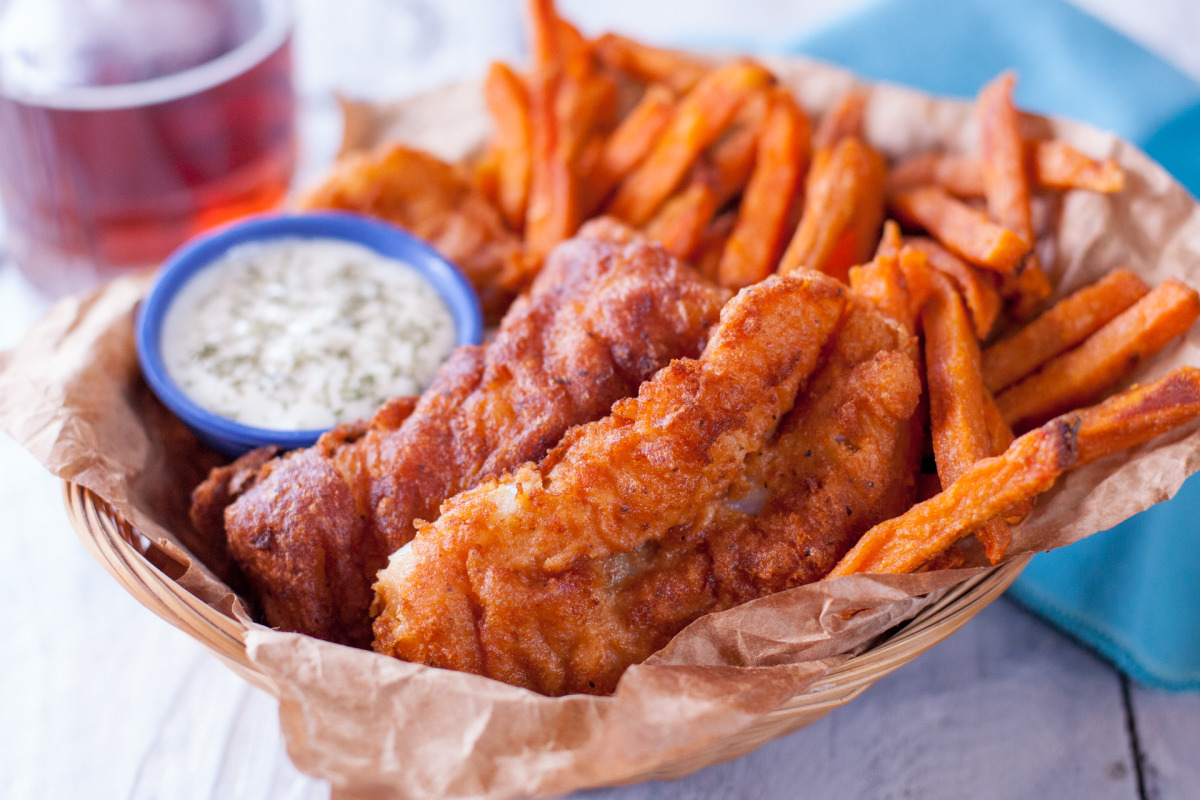 Best Beer-Battered Fish and Chips Recipe - How To Make Fried Fish and Chips