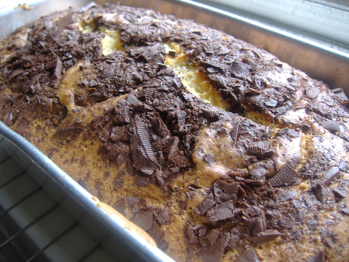 Chocolate Ribbon Cake