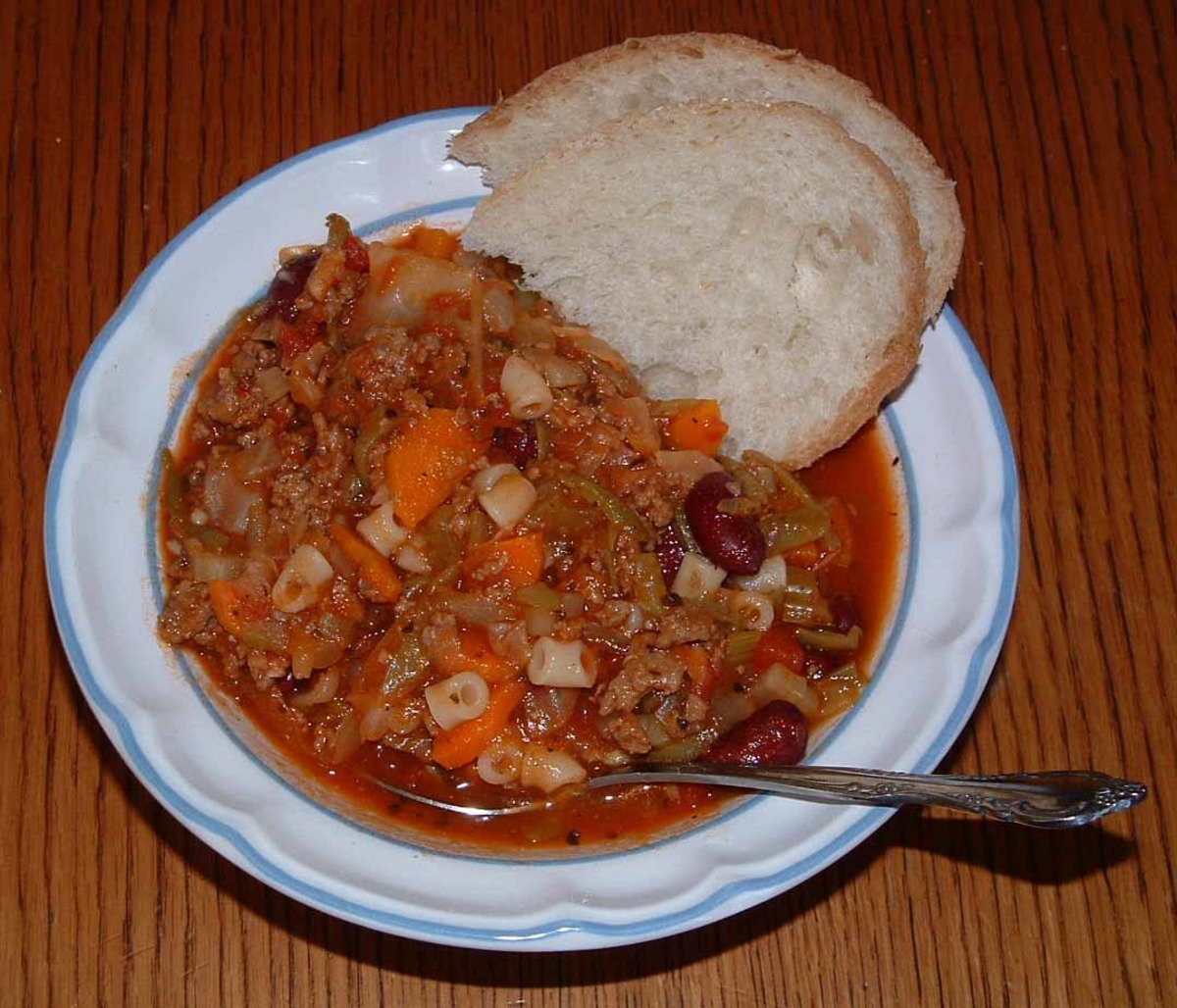 Minestrone Soup With Meat image