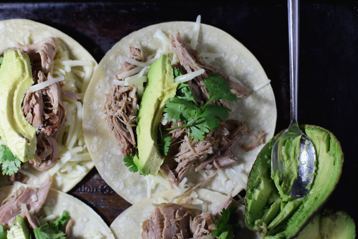 Crock Pot Pulled Pork Tacos and then Some
