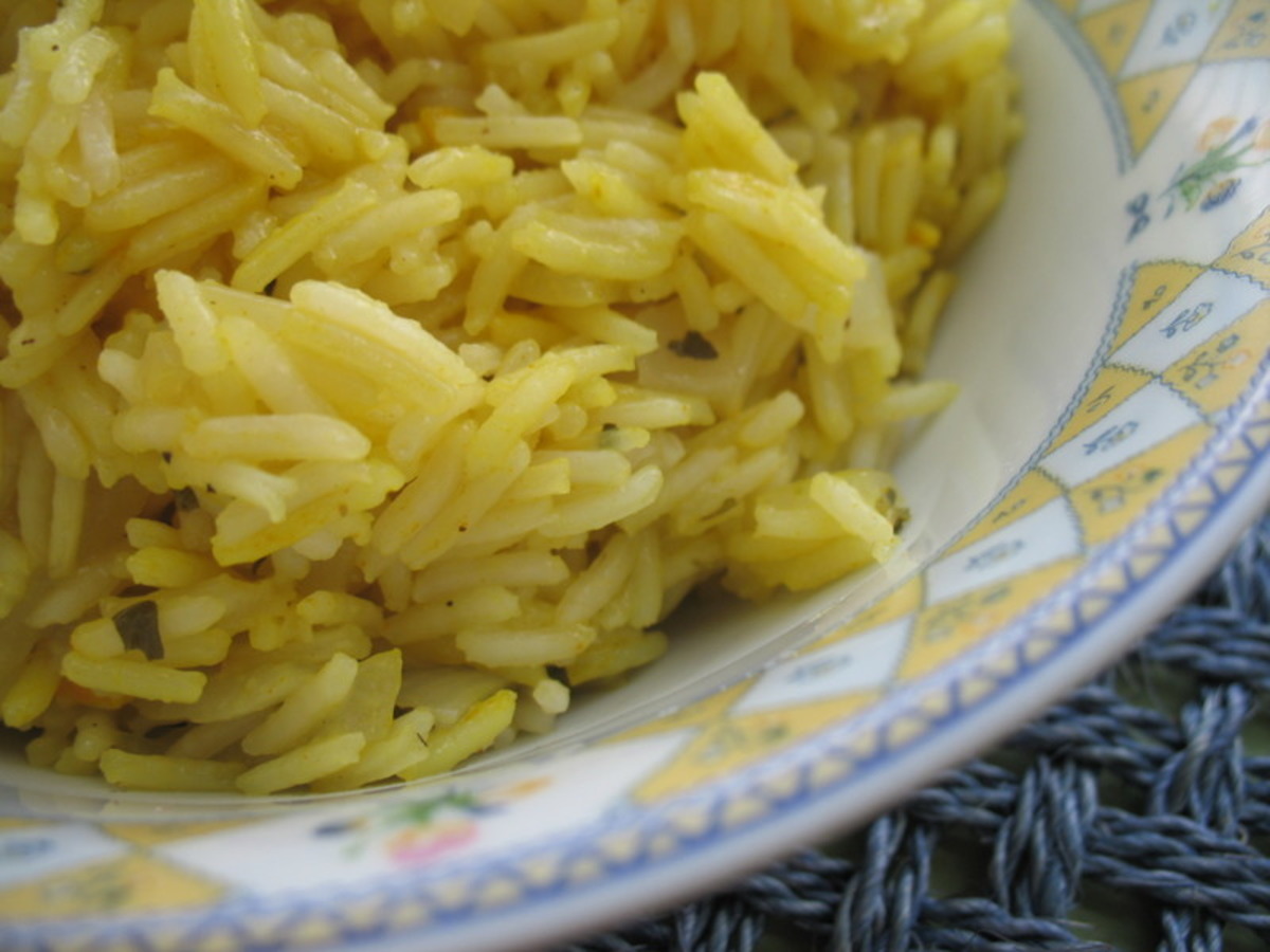 Spicy Yellow Rice Recipe