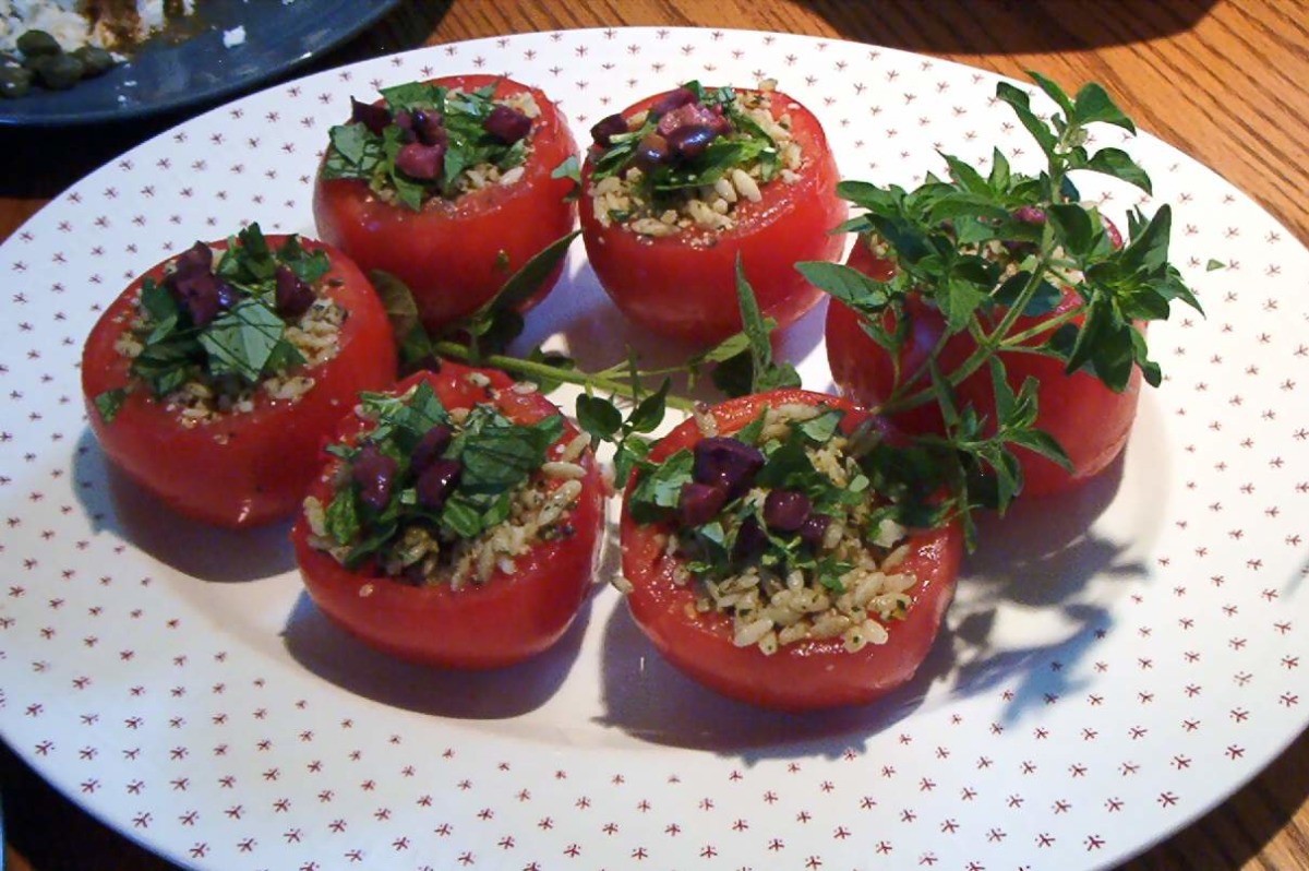 Mediterranean Stuffed Tomatoes