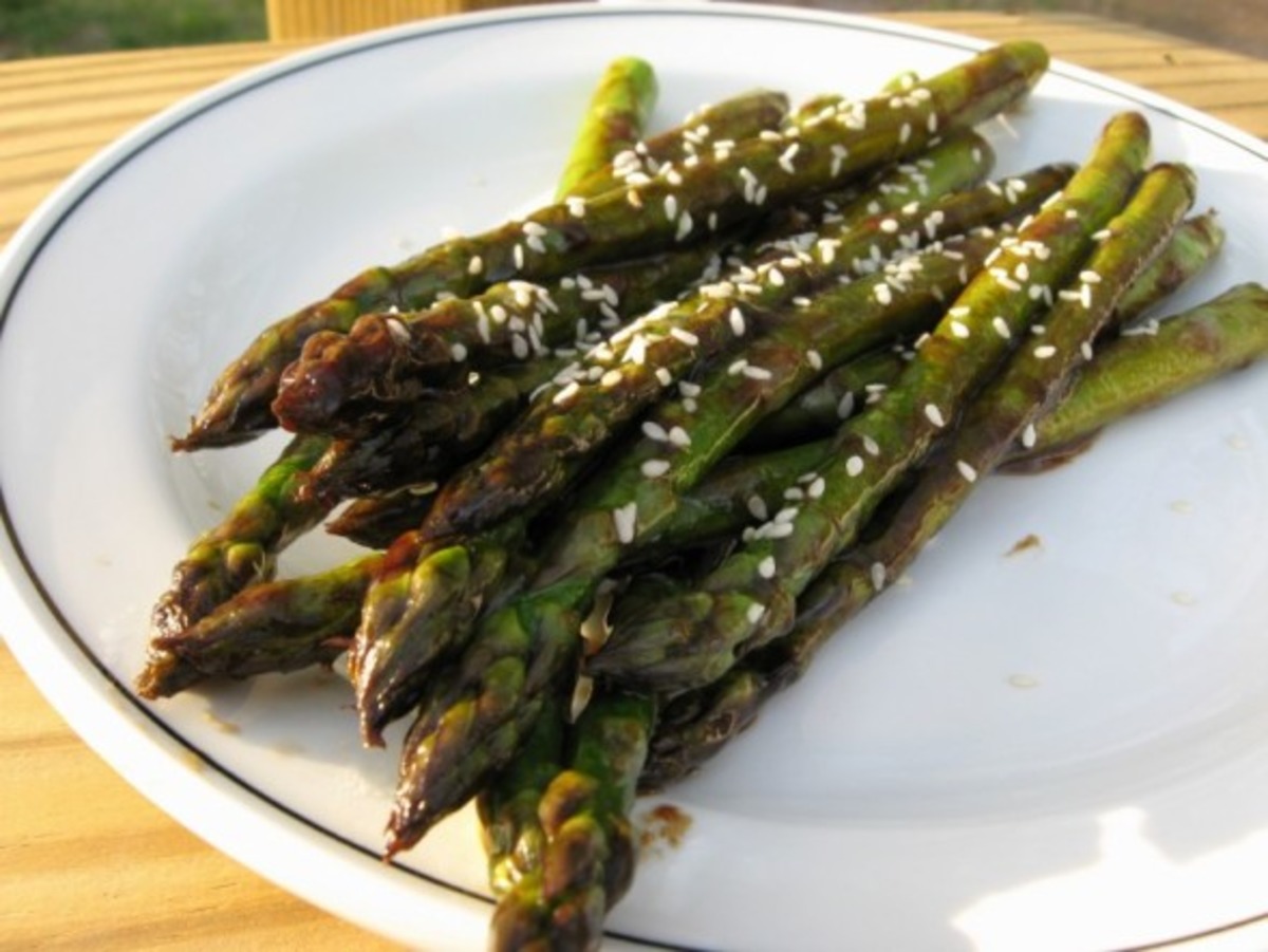 Fresh Asparagus in Oyster Sauce