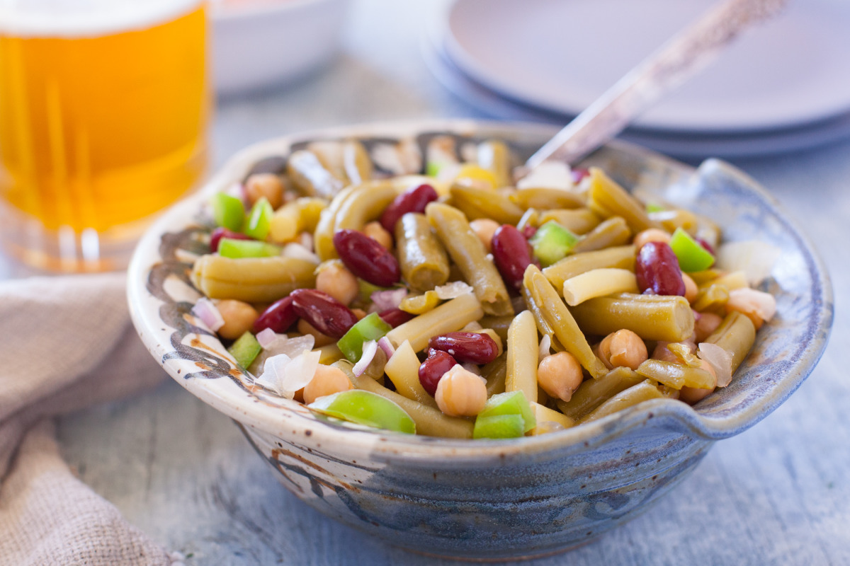 Three Bean Salad Recipe Food Com