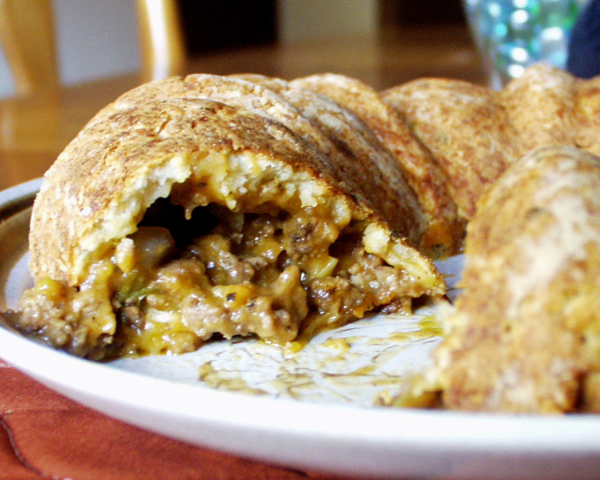 Bundt Pan Meatloaf - Ground Beef Bundt Pan Hamburger Recipe