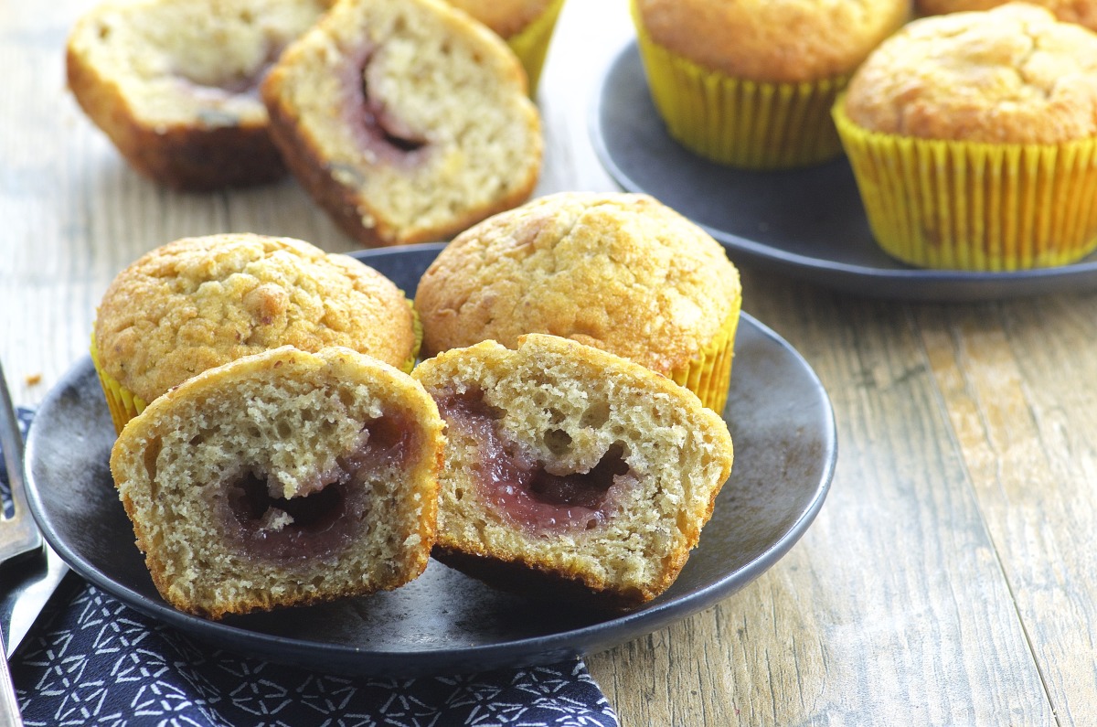 Peanut Butter and Jelly Muffins-image