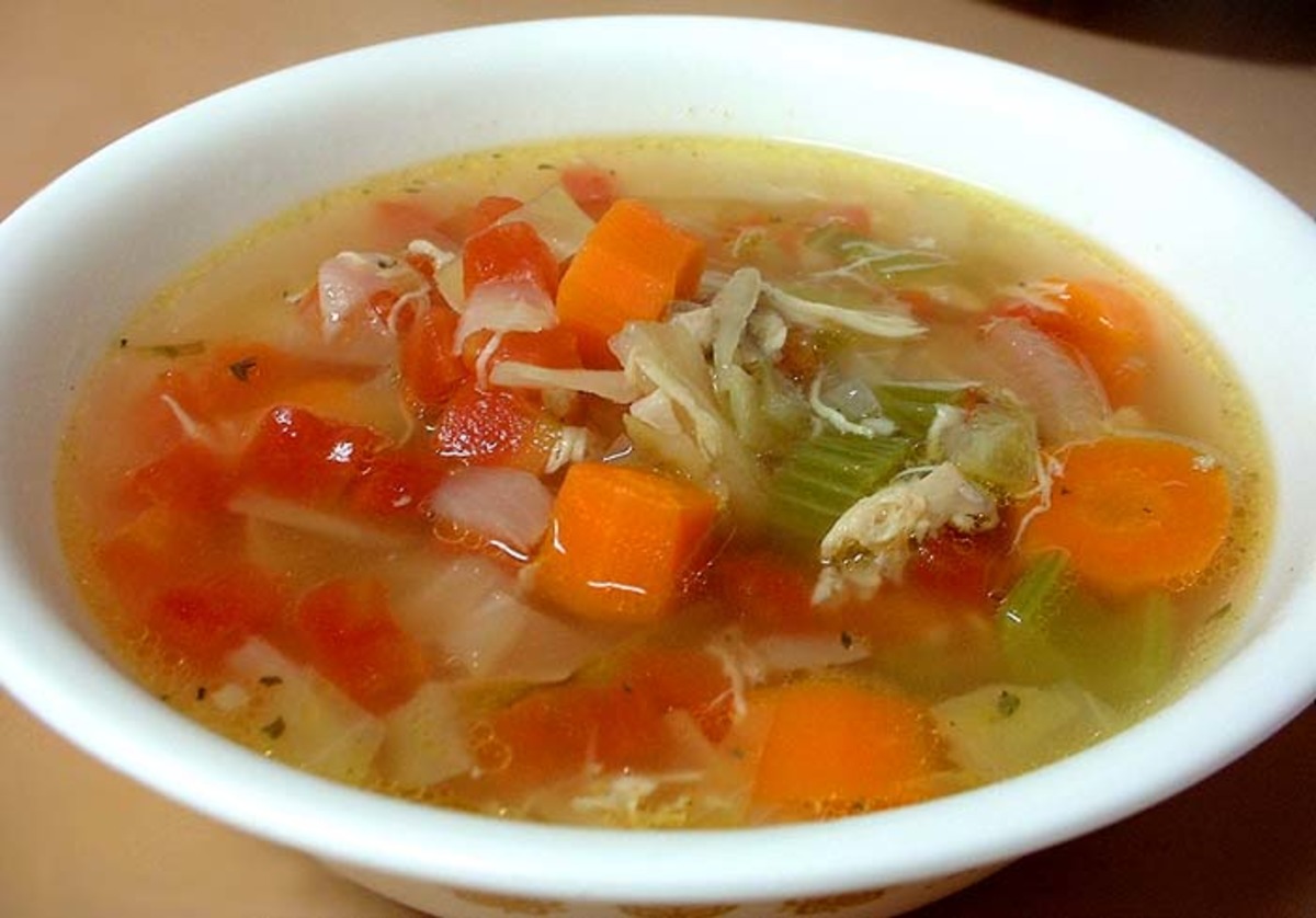 Суп щи овощной