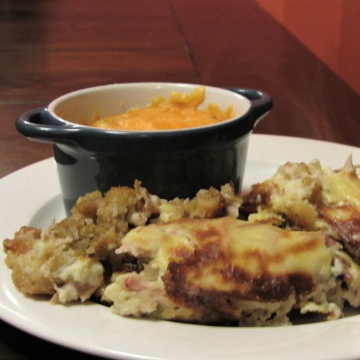Chicken and Cornbread Stuffing Casserole