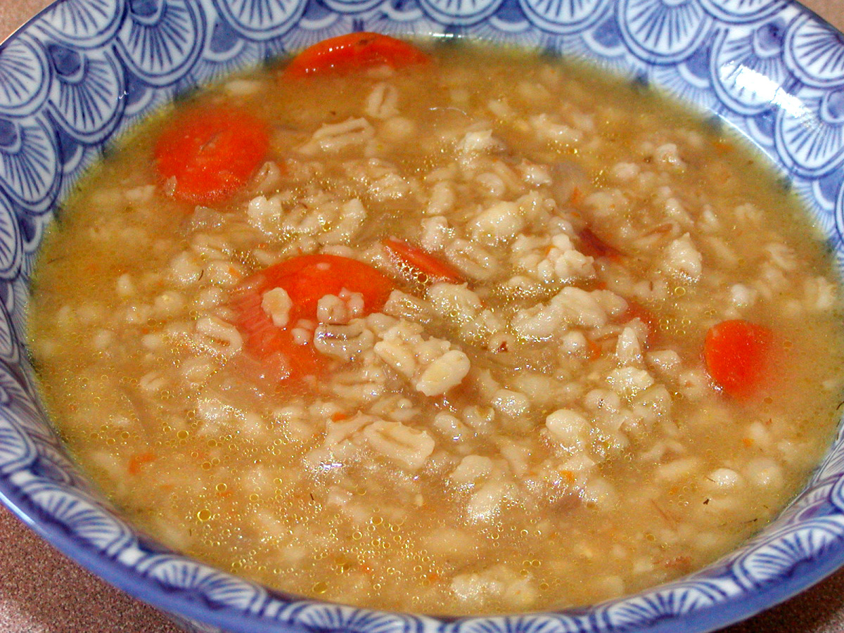 Cream of Barley and Dill Soup image