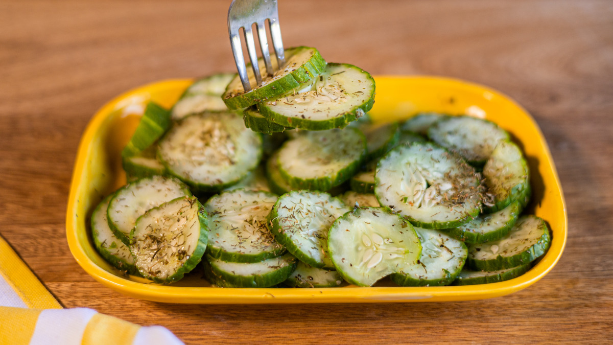 Danish Pickled Cucumbers (Syltede Agurker)