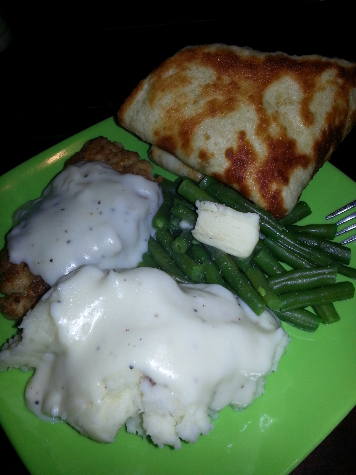 Breaded Fried Cube Steak and Milk Gravy