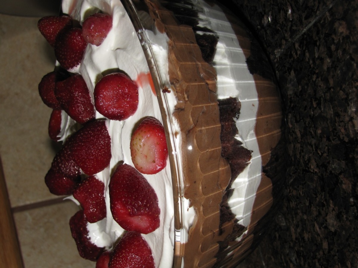 Easy Chocolate Berry Trifle
