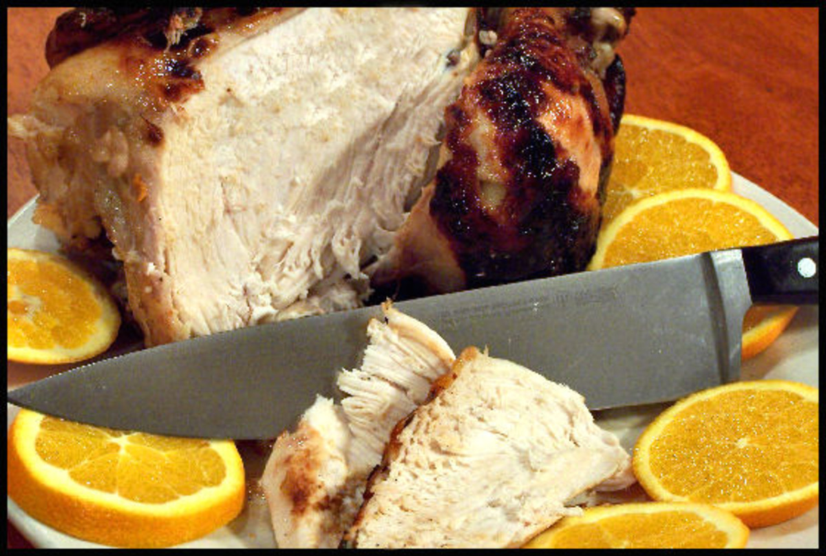 Roast Chicken With Orange, Lemon & Ginger image