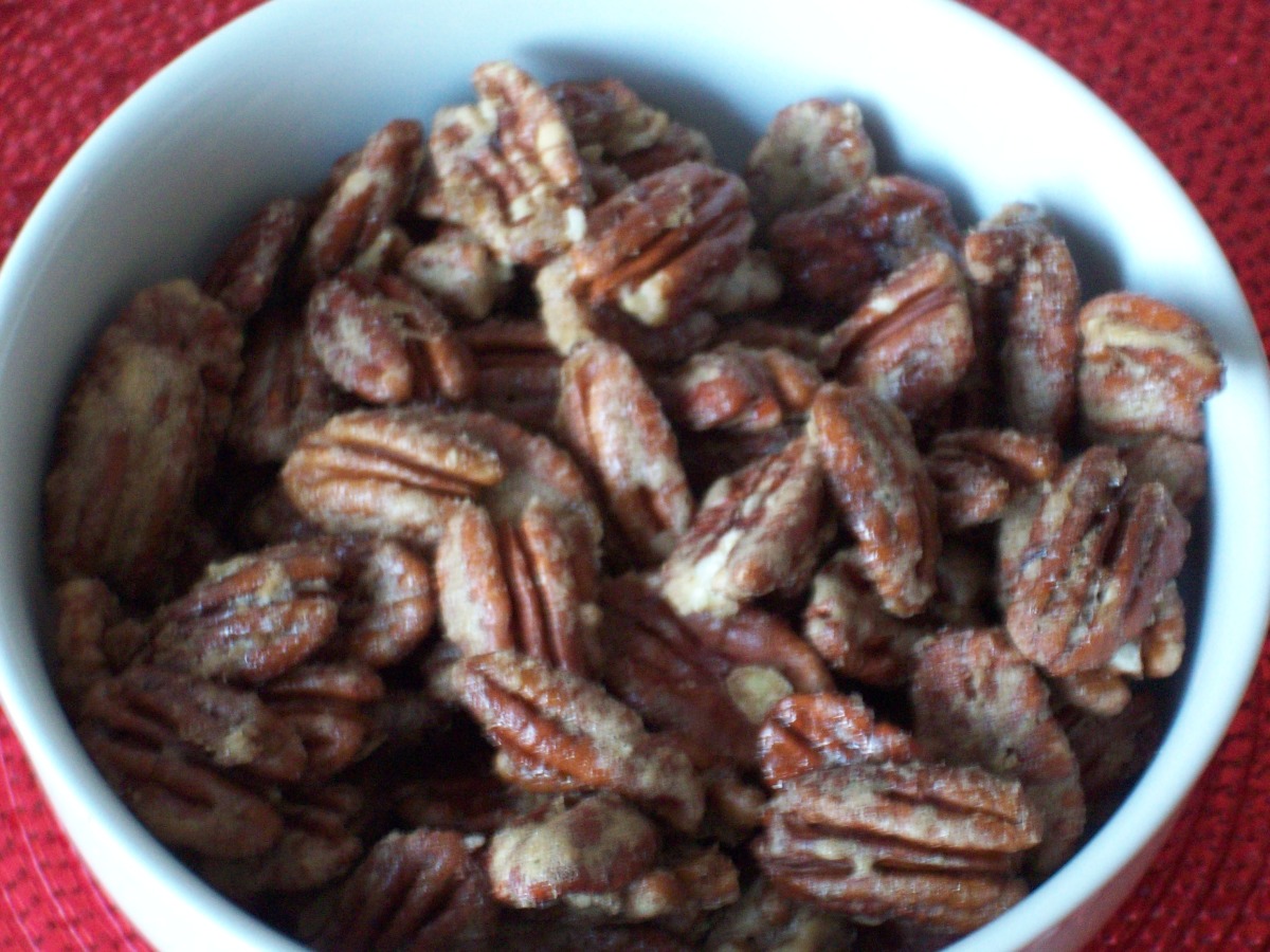 Yummy Candy Coated Pecans Recipe Food Com