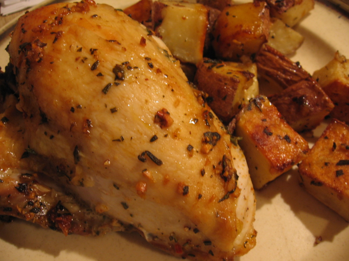 My Famous Rosemary Garlic Chicken and Potatoes image