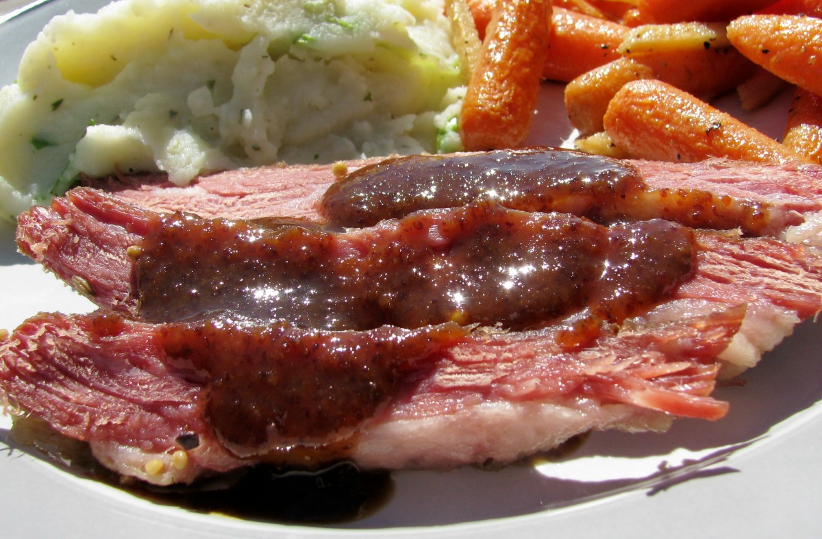 Brown Sugar and Mustard Glazed Corned Beef image