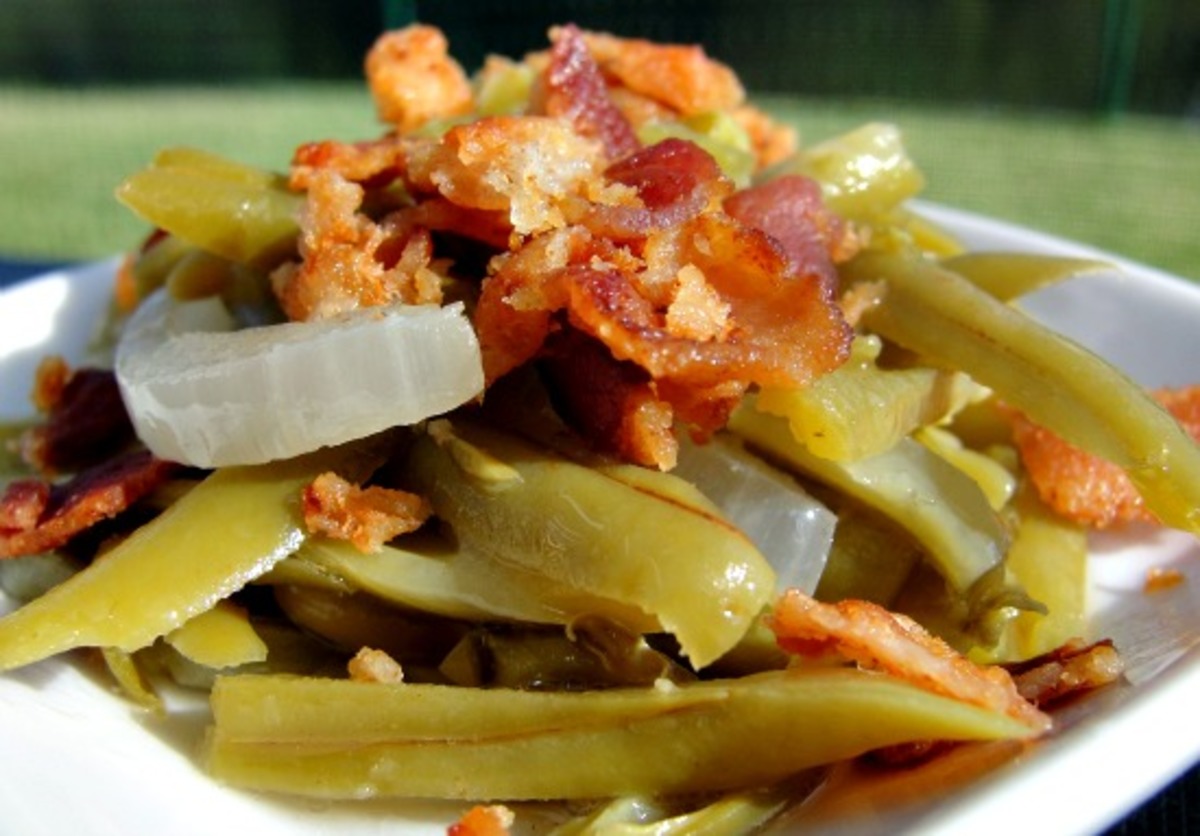 Spanish Green Beans With Bacon Recipe