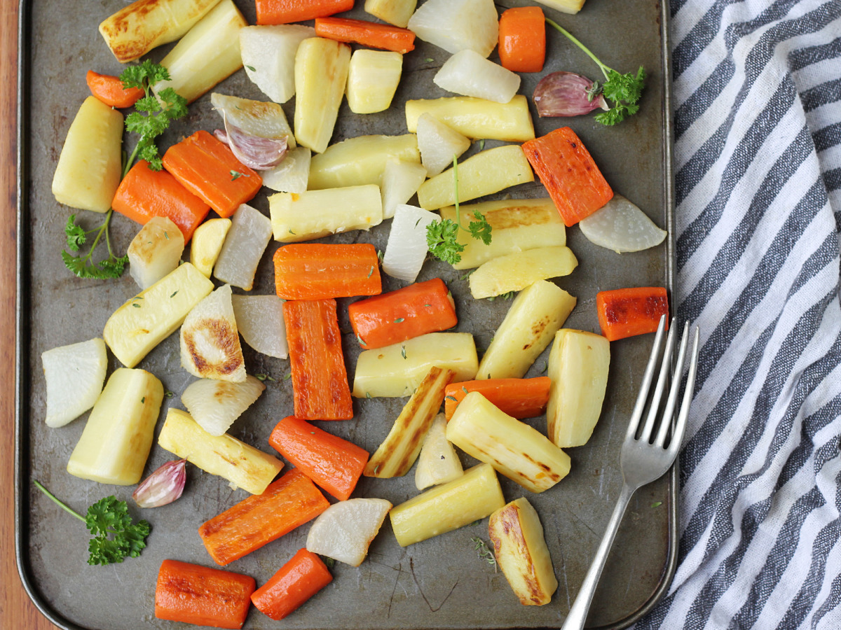 Caramelized Turnips , Carrots and Parsnips image