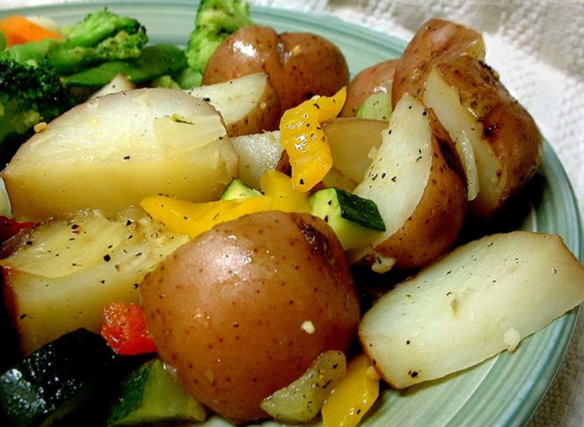Mediterranean Roasted Potatoes and Vegetables image