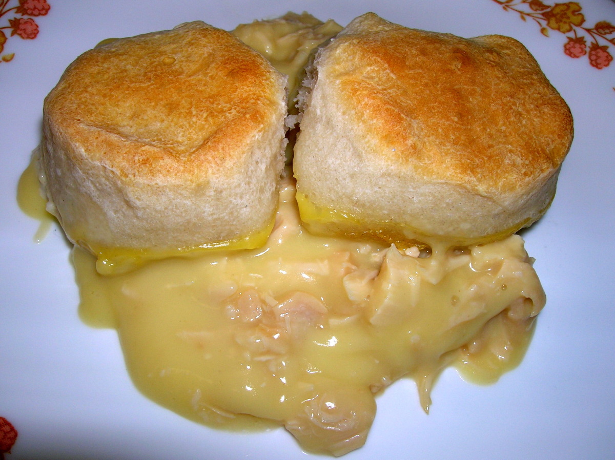 One Dish Chicken & Biscuit Bake_image