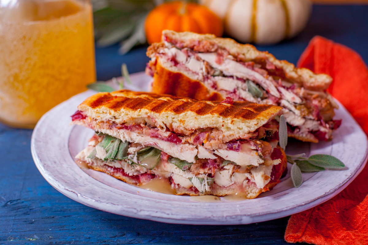 Turkey/ Cranberry/ Dressing Panini-image