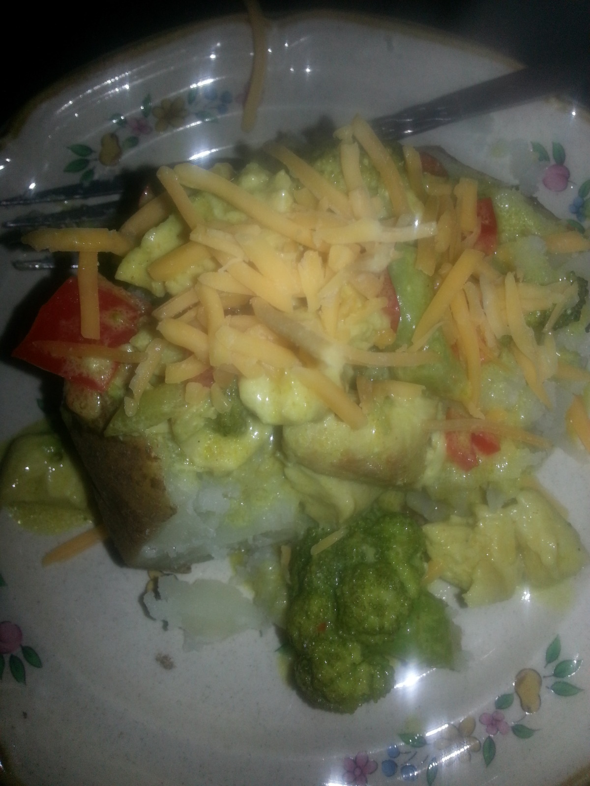 Chicken Curry Stuffed Potatoes