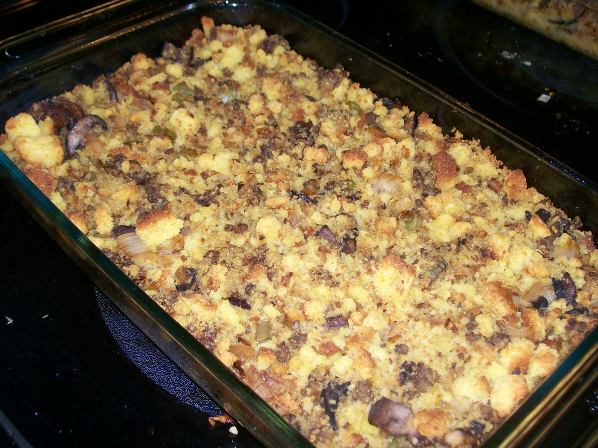 Home For Thanksgiving Fried Cornbread Dressing