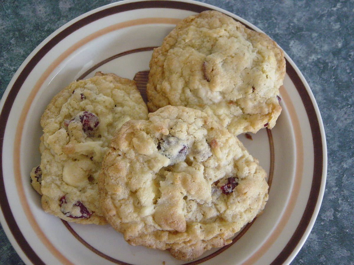 Ocean Spray Oatmeal Cranberry White Chocolate Chunk Cookies Recipe
