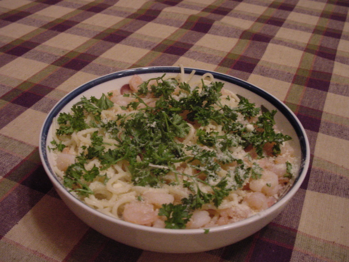 Shrimp Scampi W/Spaghetti image
