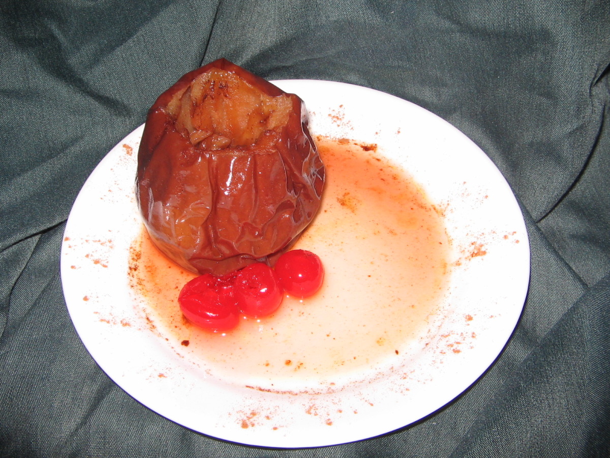 Cherry Cola Baked Apples image