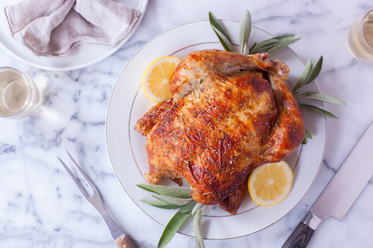 Delicious Roast Chicken (Or Turkey, Cornish Hens, Etc.)-image
