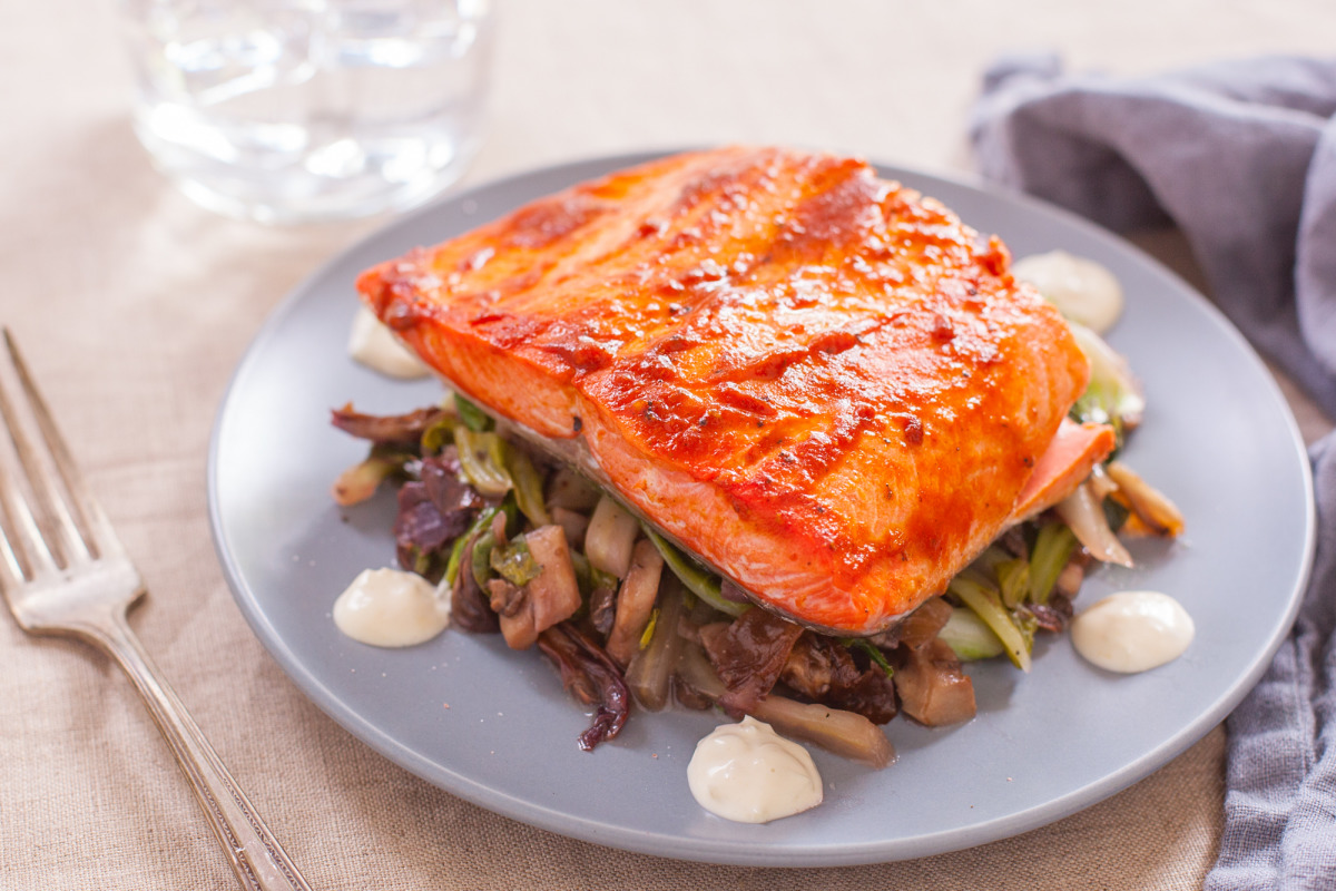 China Grill Barbecue Salmon