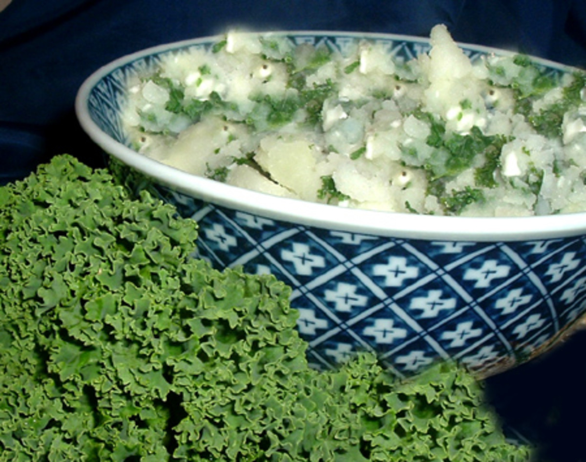 Simple Kale & Mashed Potatoes Recipe