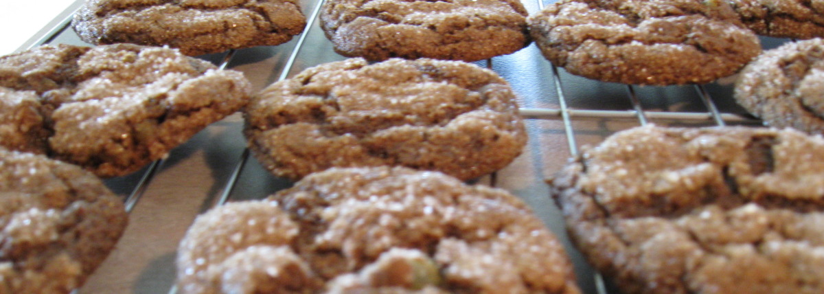 Chewy Triple Ginger Cookies image