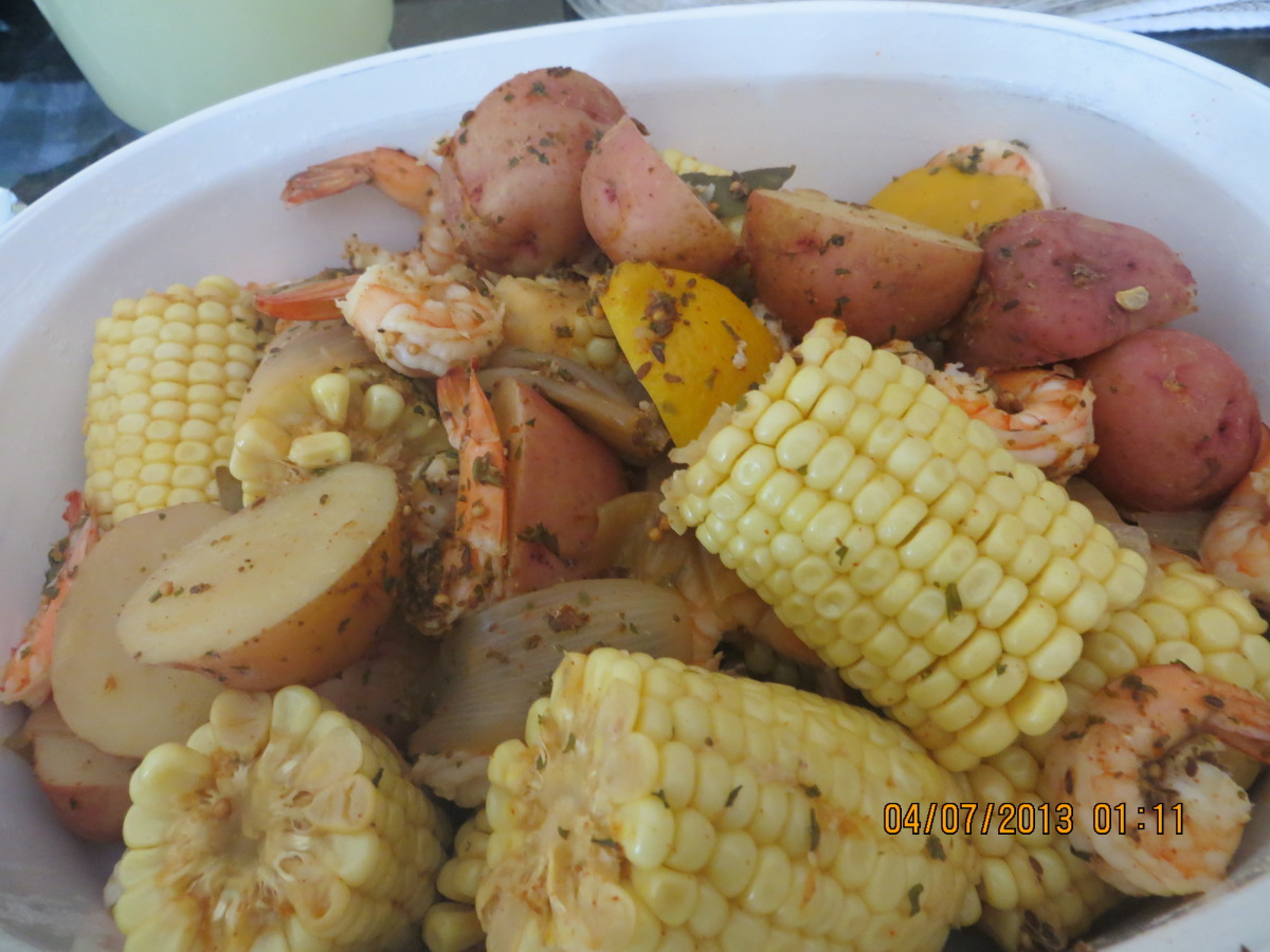 Dirty Down-Home Cajun Shrimp Boil