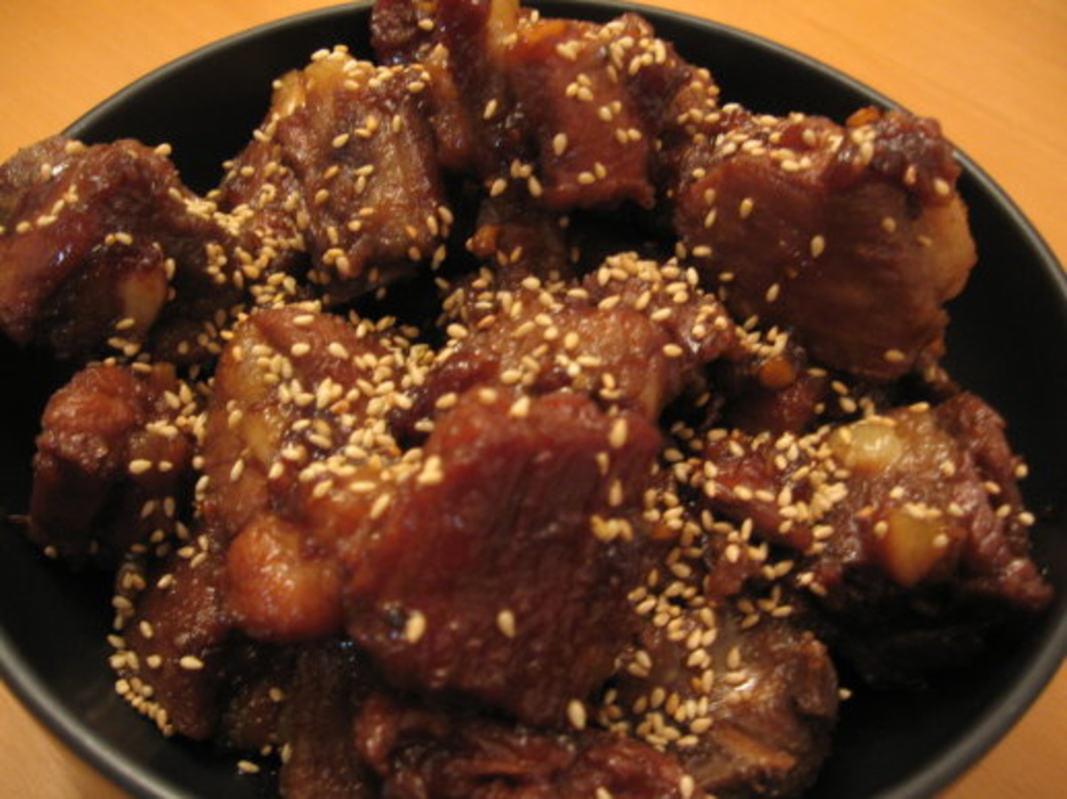 Garlic Spareribs or Chicken Wings