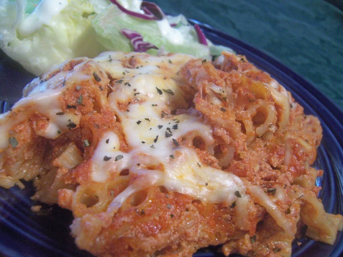 Cheesy Flower Power Pasta Bake