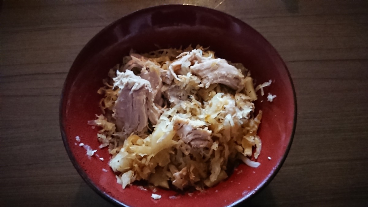 Crock Pot Pork and Sauerkraut image
