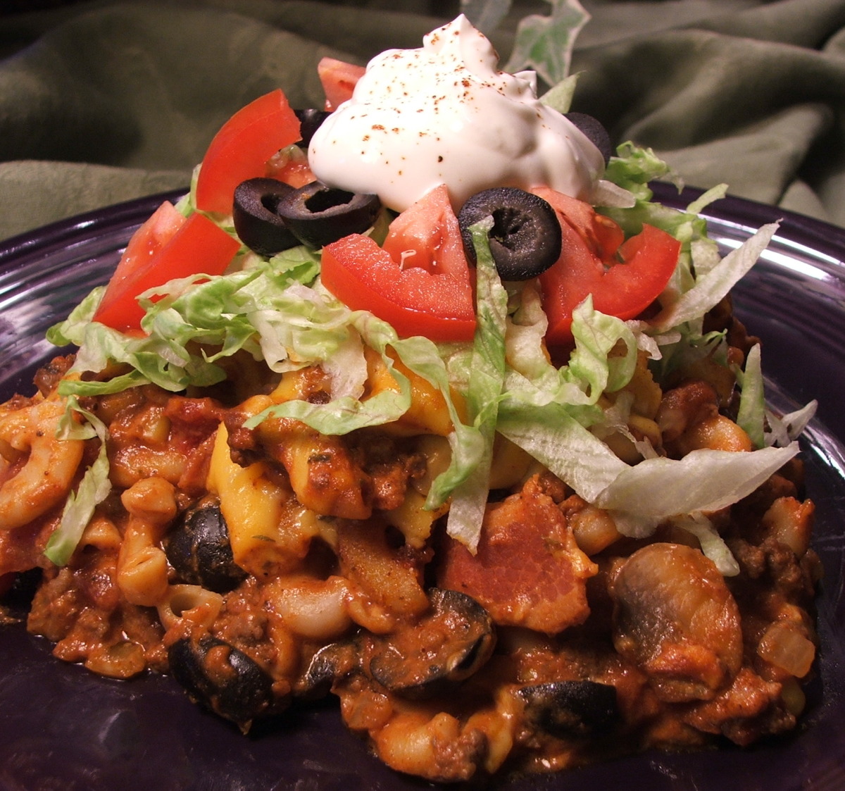 Mexi Ground Beef Chili Macaroni Casserole Recipe - Food.com