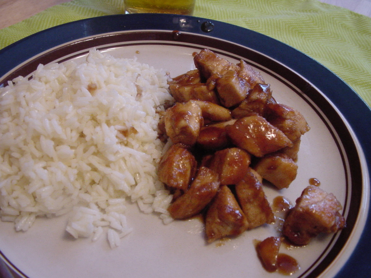 Stove Top Bourbon Chicken