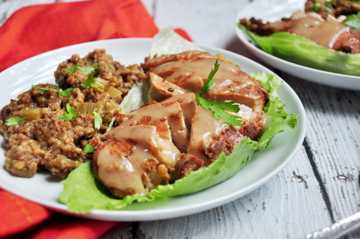 Slow Cooker Turkey and Stuffing