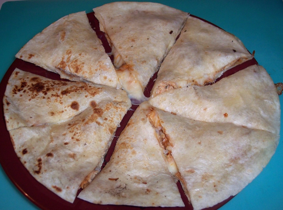 Chicken Barbecue Quesadillas