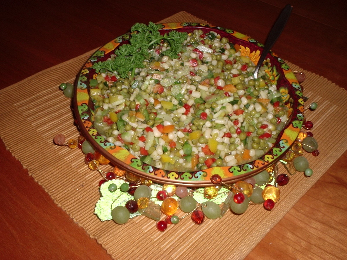 Shoepeg Corn And Baby Pea Salad Recipe Food Com