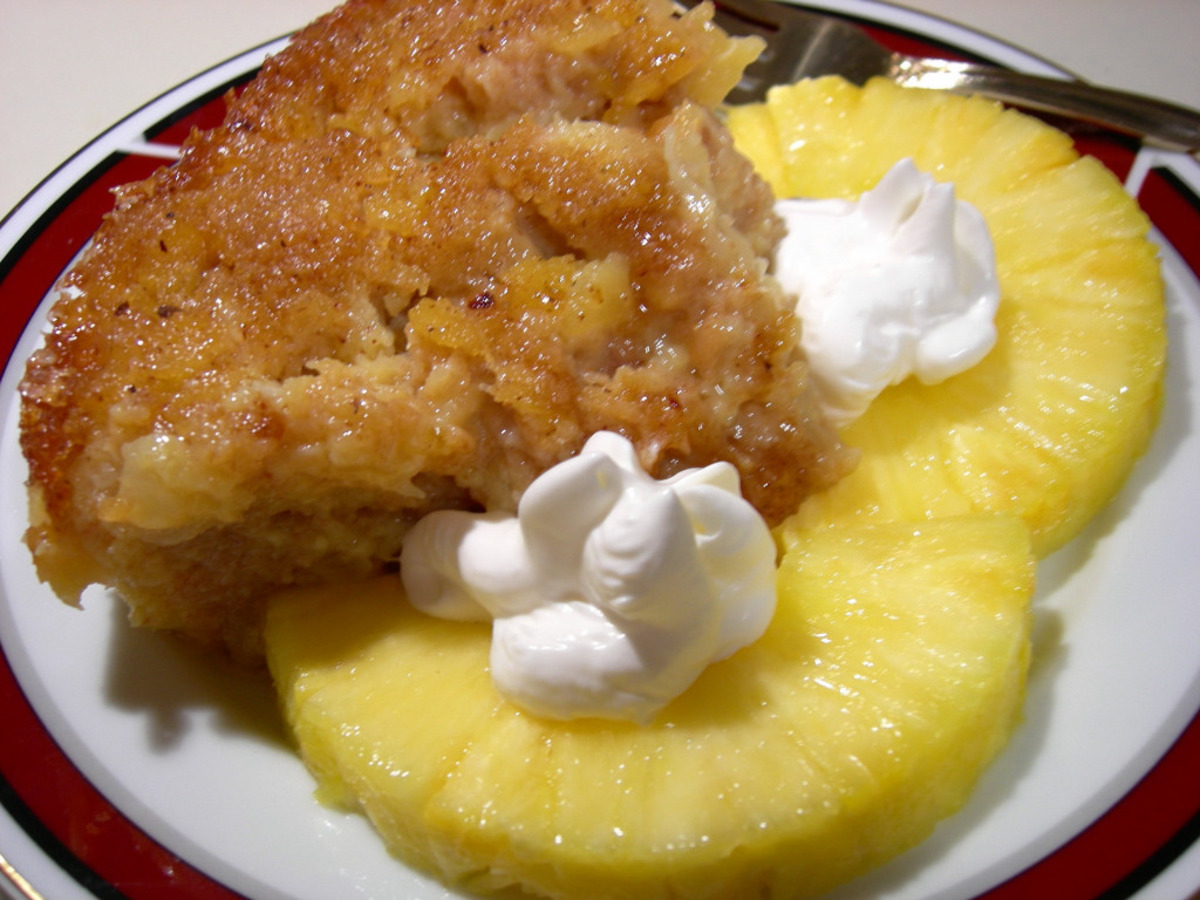 Pineapple Bread Pudding Recipe
