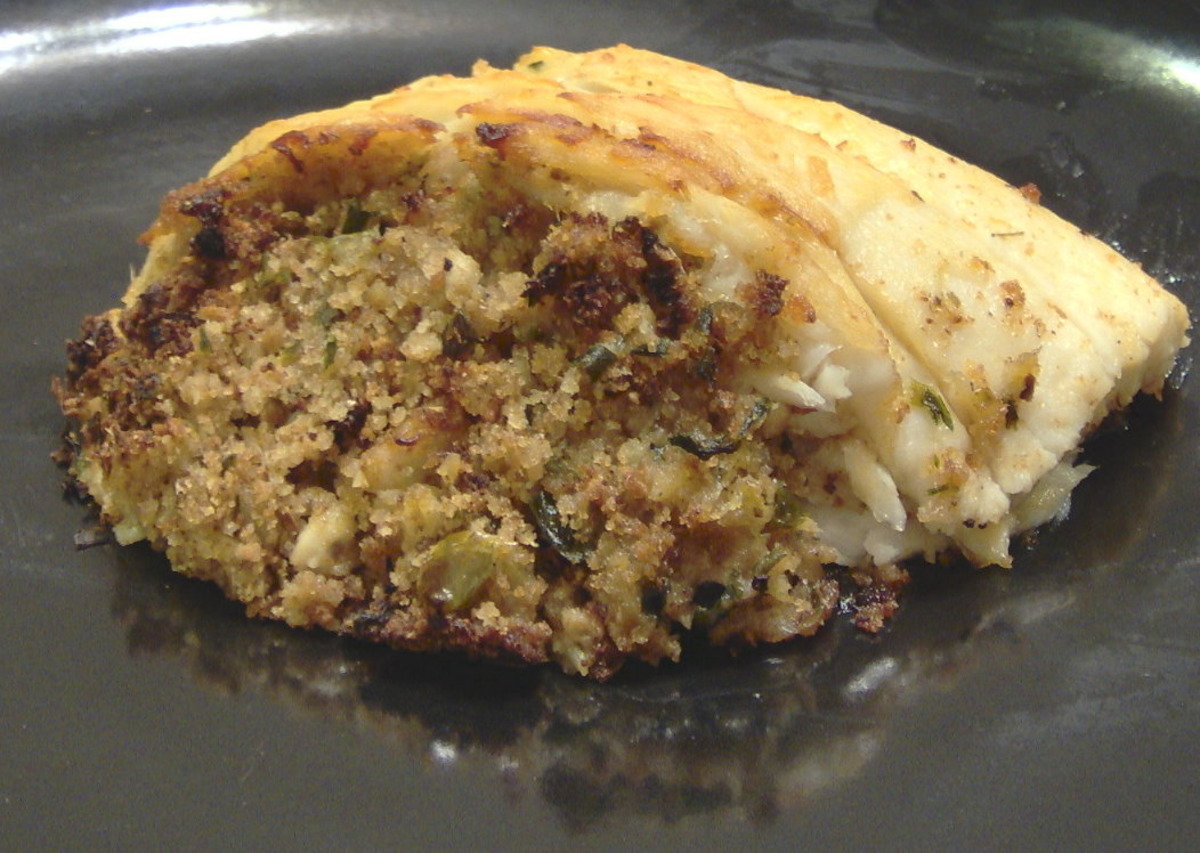 Nanny's Stuffed Flounder 5 Star Family Favorite Recipe